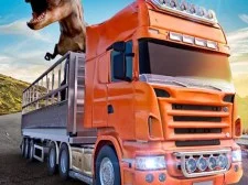 Jeu de conduite de camion de transport de zoo animalier 3D